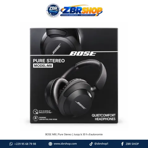 Casque Audio Sans Fil BOSE M8 Pure Stereo QuietComfort