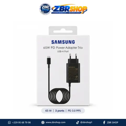 Chargeur Samsung Trio 65 W