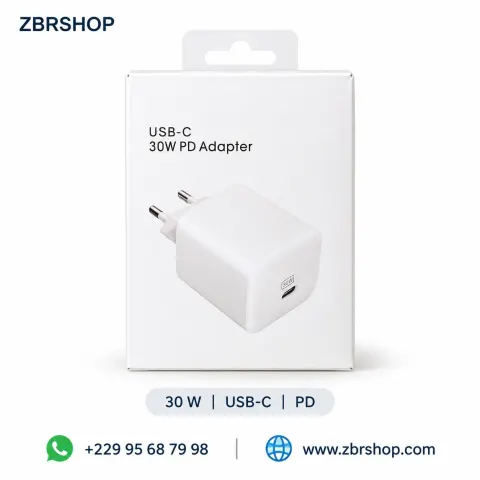 Chargeur secteur USB-C PD 30 W