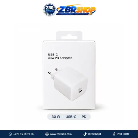Chargeur secteur USB-C PD 30 W
