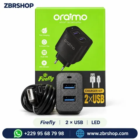 Chargeur oraimo Firefly double USB