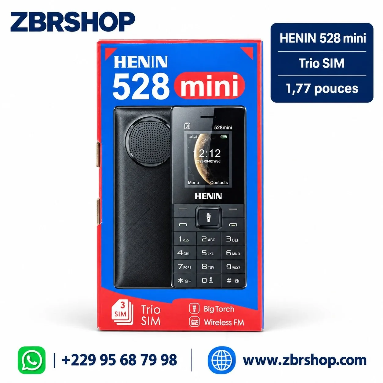 HENIN 528 Mini (3 SIM)
