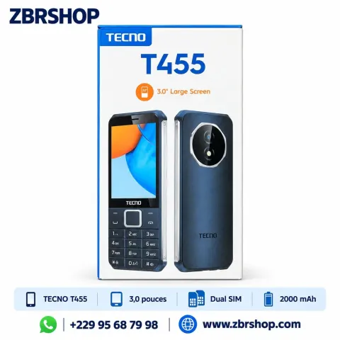 TECNO T455 (2 SIM, Grand écran 3.0")