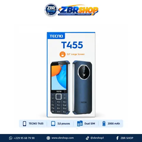 TECNO T455 (2 SIM, Grand écran 3.0")