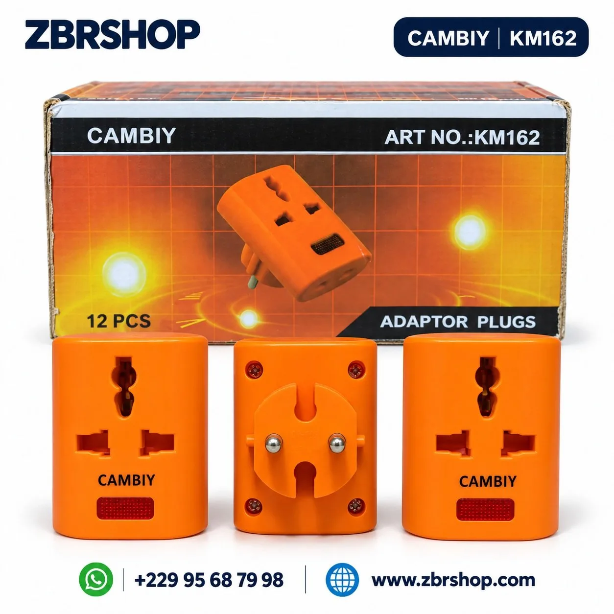 Adaptateurs de prise universels CAMBIY