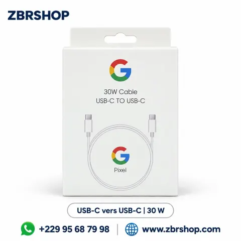 Câble Google Pixel 30W USB-C vers USB-C