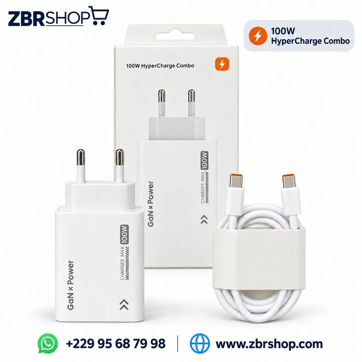 Chargeur 100W HyperCharge Combo