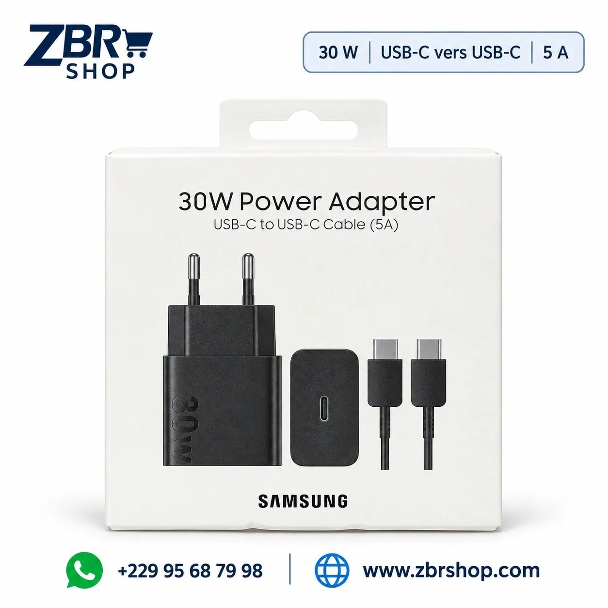 Chargeur secteur Samsung 30W