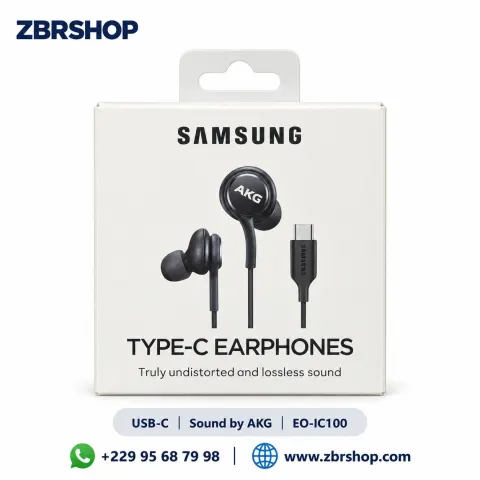 Écouteurs filaires Samsung Type-C (Sound by AKG, Modèle EO-IC100)