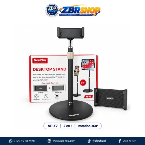NeePho NP-F2 Desktop Stand (2-in-1, for Phone and Tablet)
