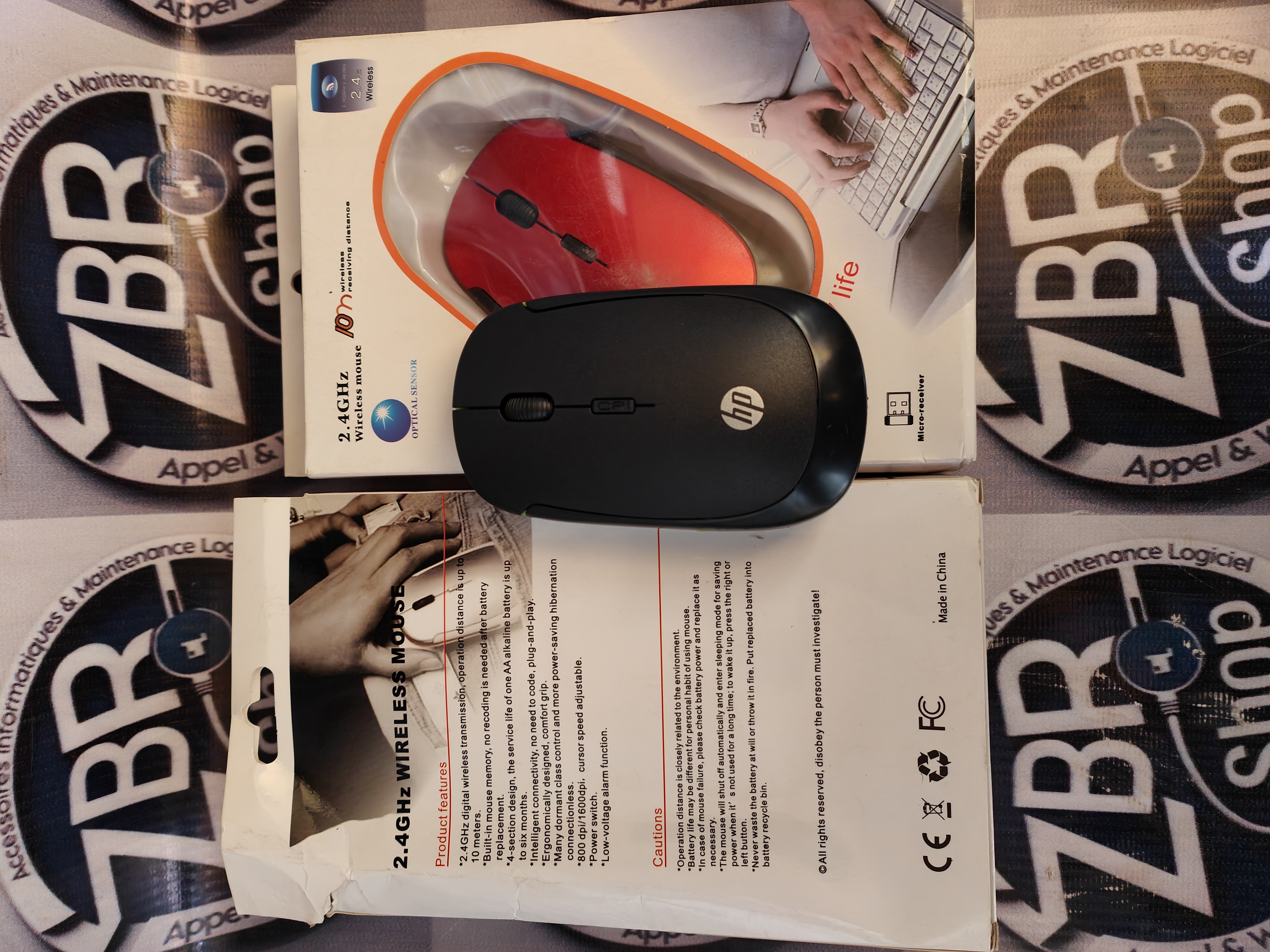 Souris Sans Fil 2.4GHz HP Life