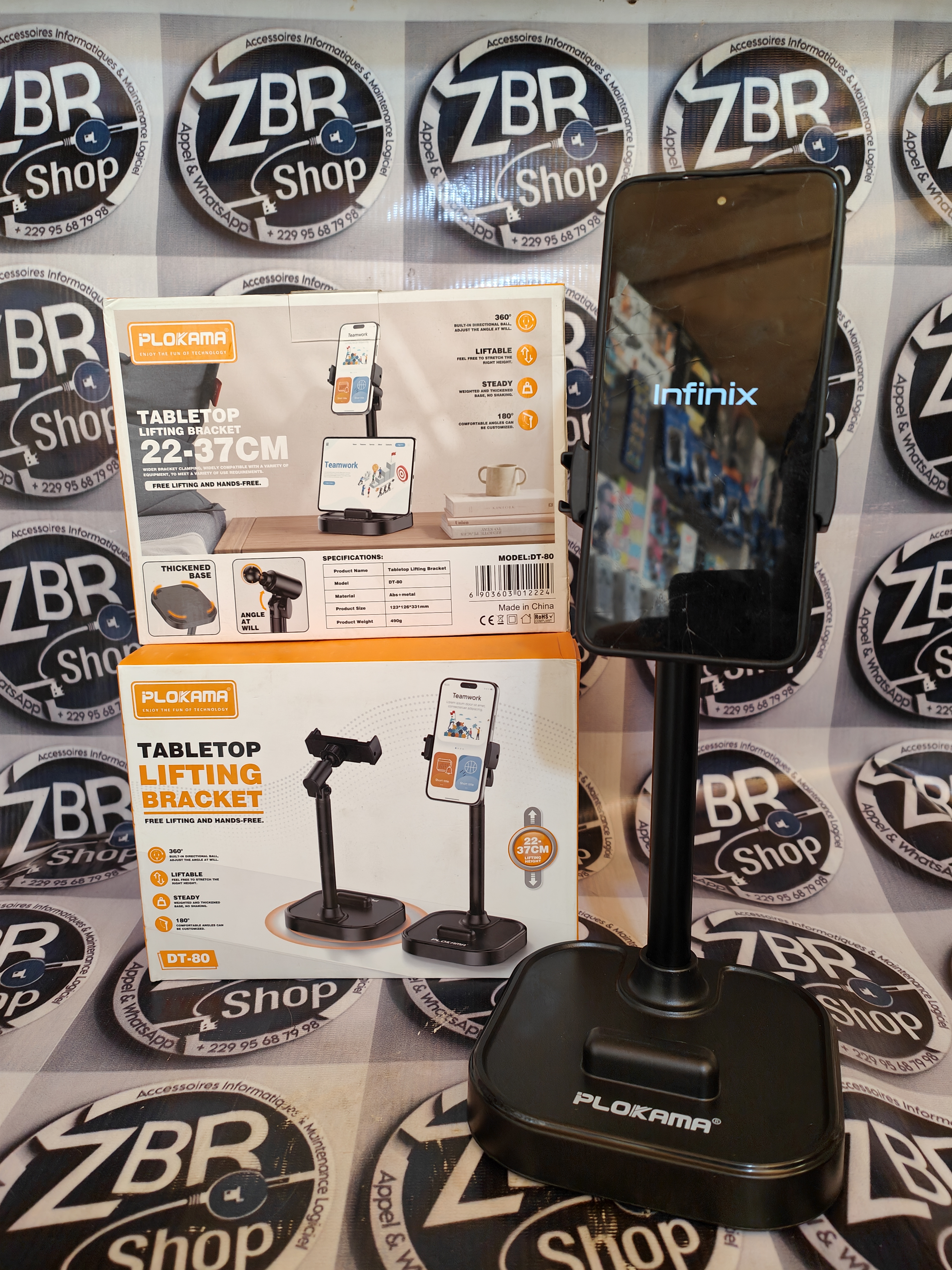 Support tablette/téléphone